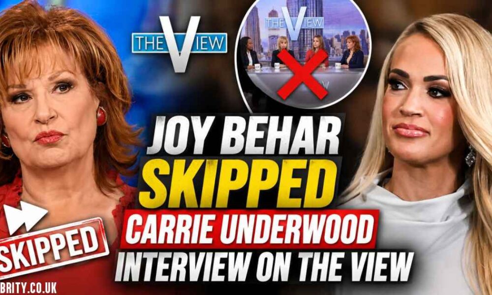 Joy Behar Skipped Carrie Underwood Interview on The View