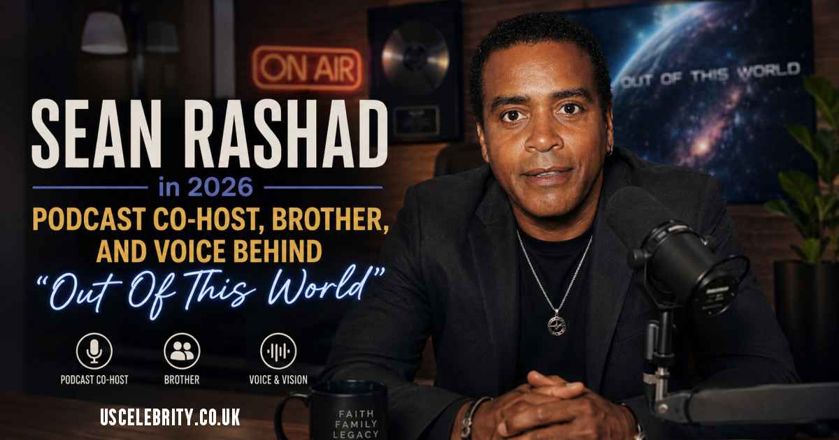 In 2026, Sean Rashad is a voice behind “Out Of This World”